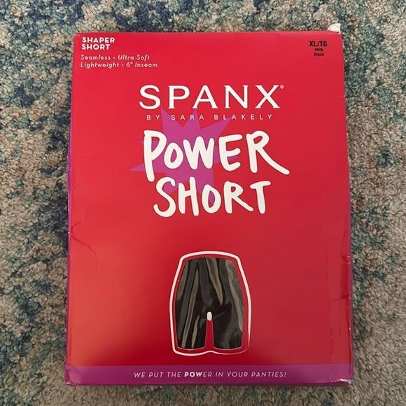 NWT Spanx Power Short Shaper Short- very black - Picture 1 of 5